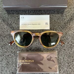 Oliver Peoples Classic Brown Tortoiseshell Sunglasses